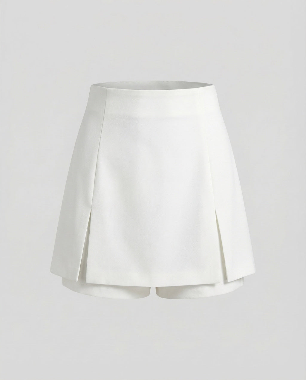 Women's Functional Integrated Inner Shorts Mixed Fabric A-Line Skort