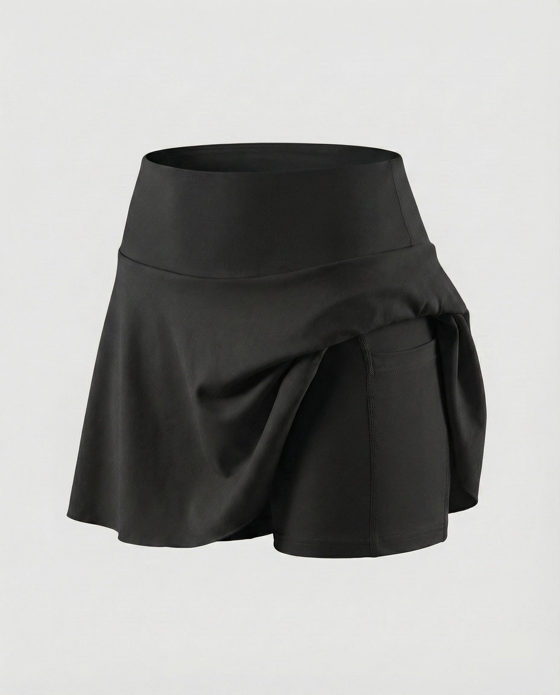 Women's Functional Phone Bag Functional Material Tennis Skort