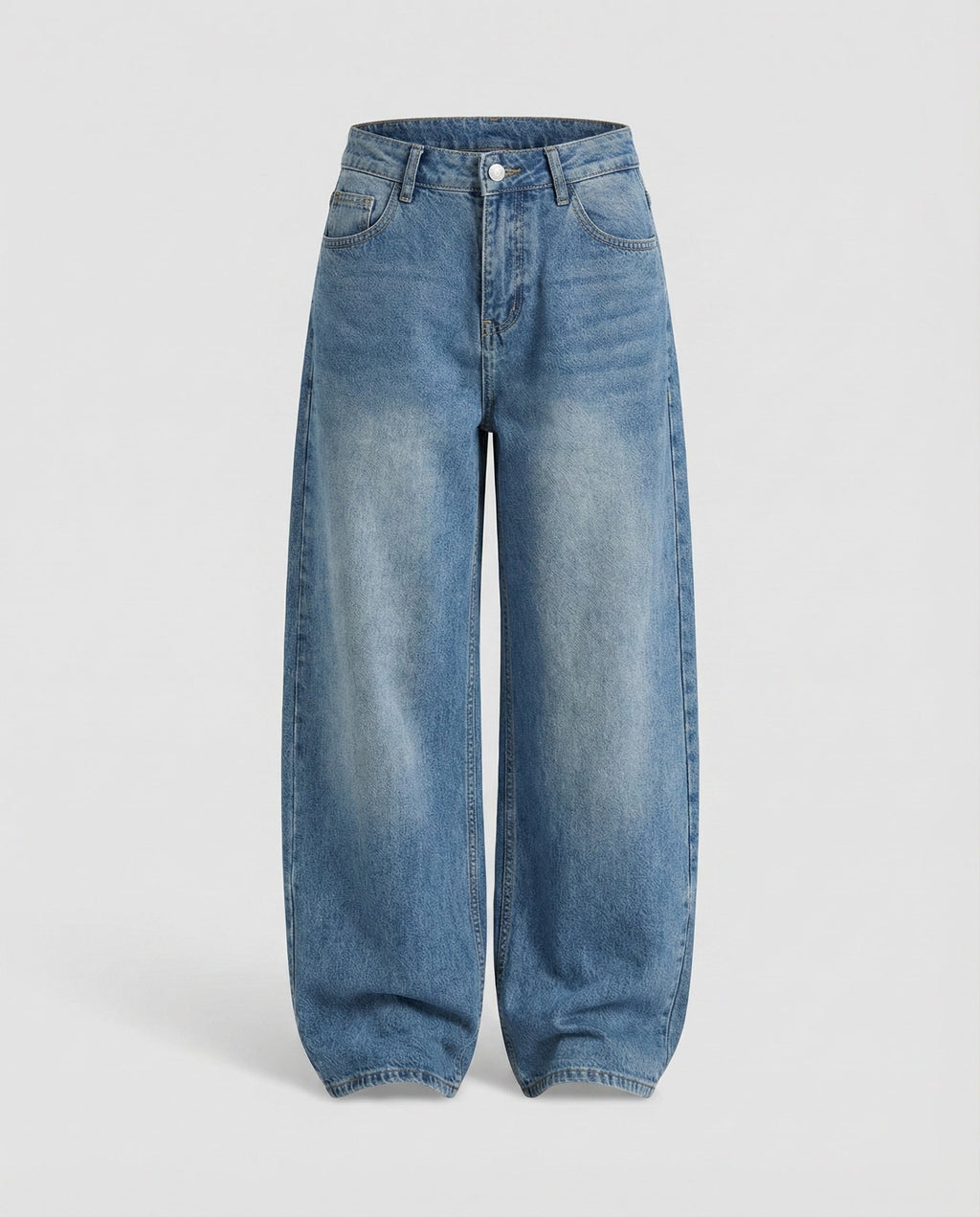 Women's Retro Vintage Skater Look Denim Denim Pants