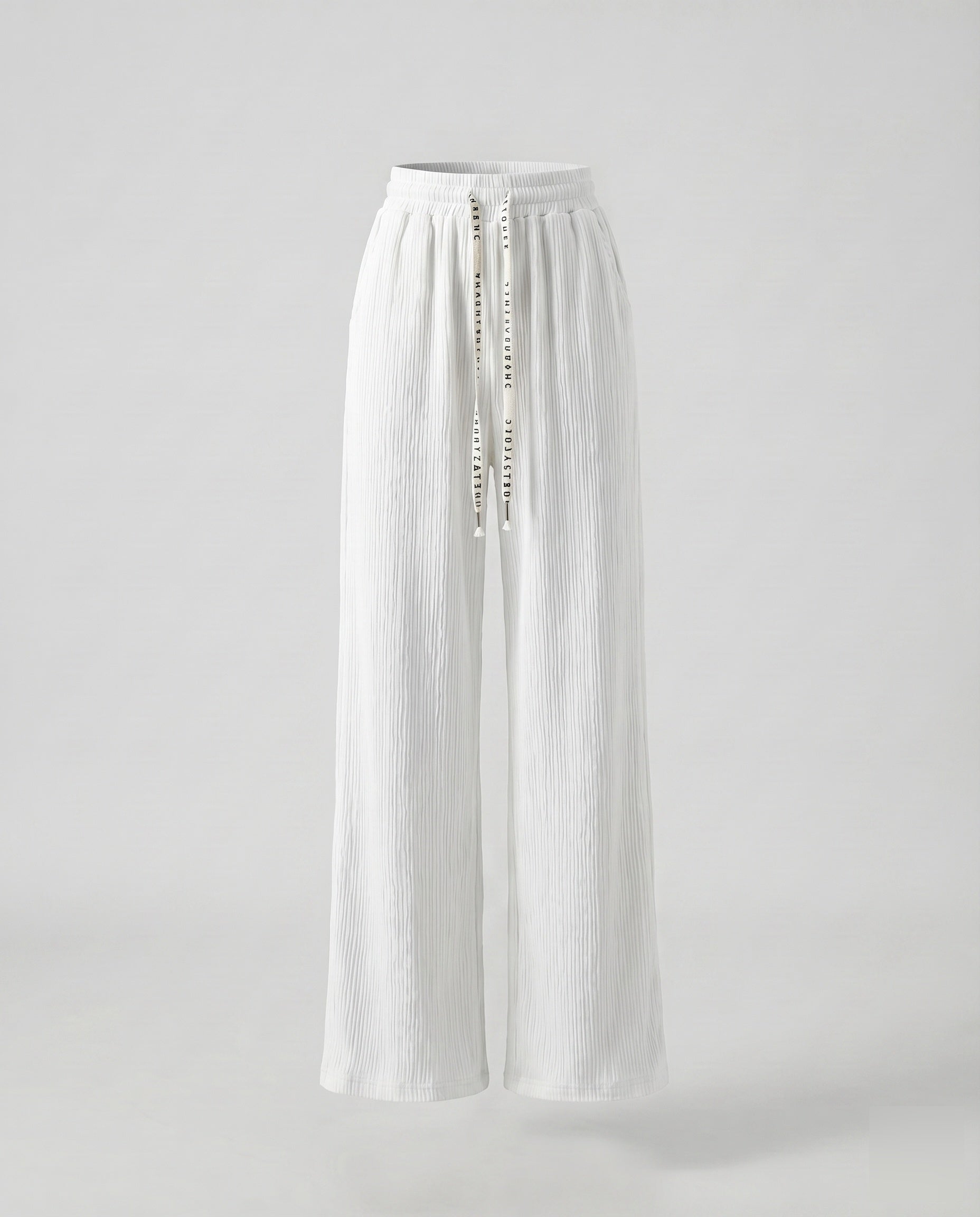 Women's Comfortable Decorative Cord Viscose-Mix Relax Pants