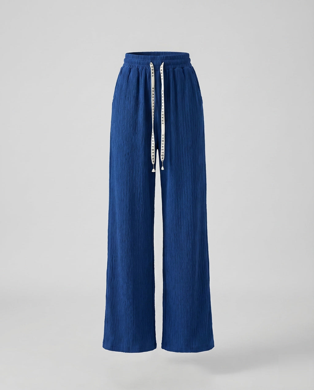 Women's Comfortable Decorative Cord Viscose-Mix Relax Pants