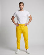 Unisex Sporty Tapered Cuff Sweat Sweat Joggers - Front View