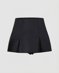 Women's Simple Waist-Fitting Comfort Band Stretch Purist Skort