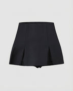 Women's Simple Waist-Fitting Comfort Band Stretch Purist Skort