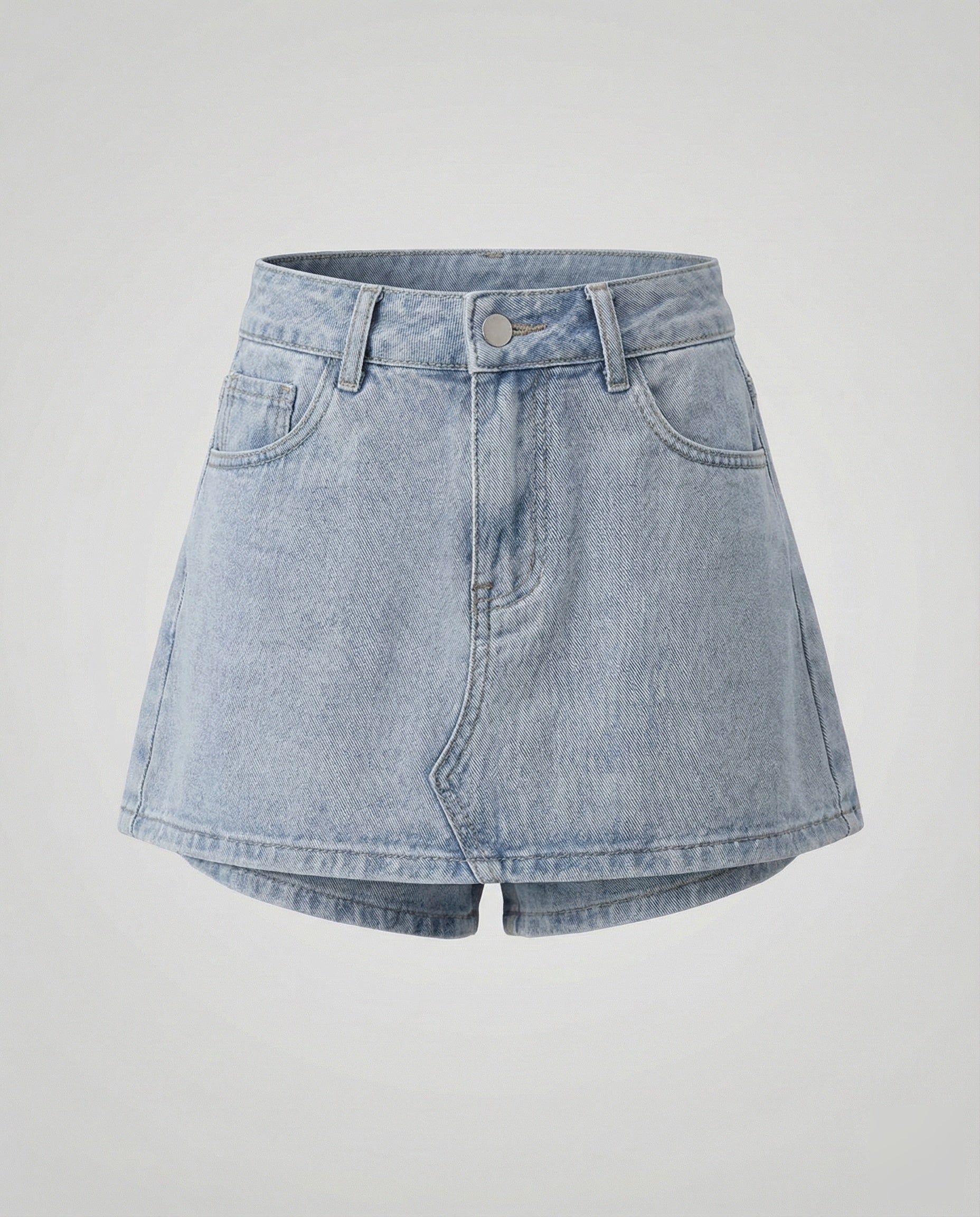 Women's Urban Integrated Stretch-Short Denim Denim Skort