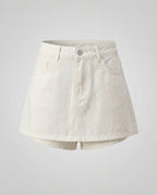 Women's Urban Integrated Stretch-Short Denim Denim Skort