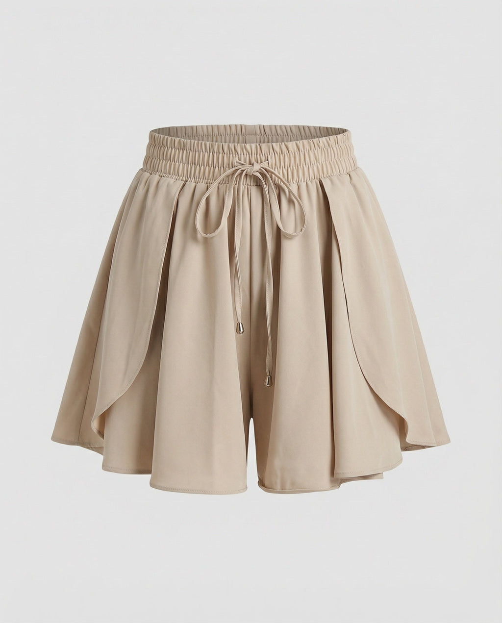 Women's Sporty Overlapping Tulip Wrap Blend Mini-Skirt