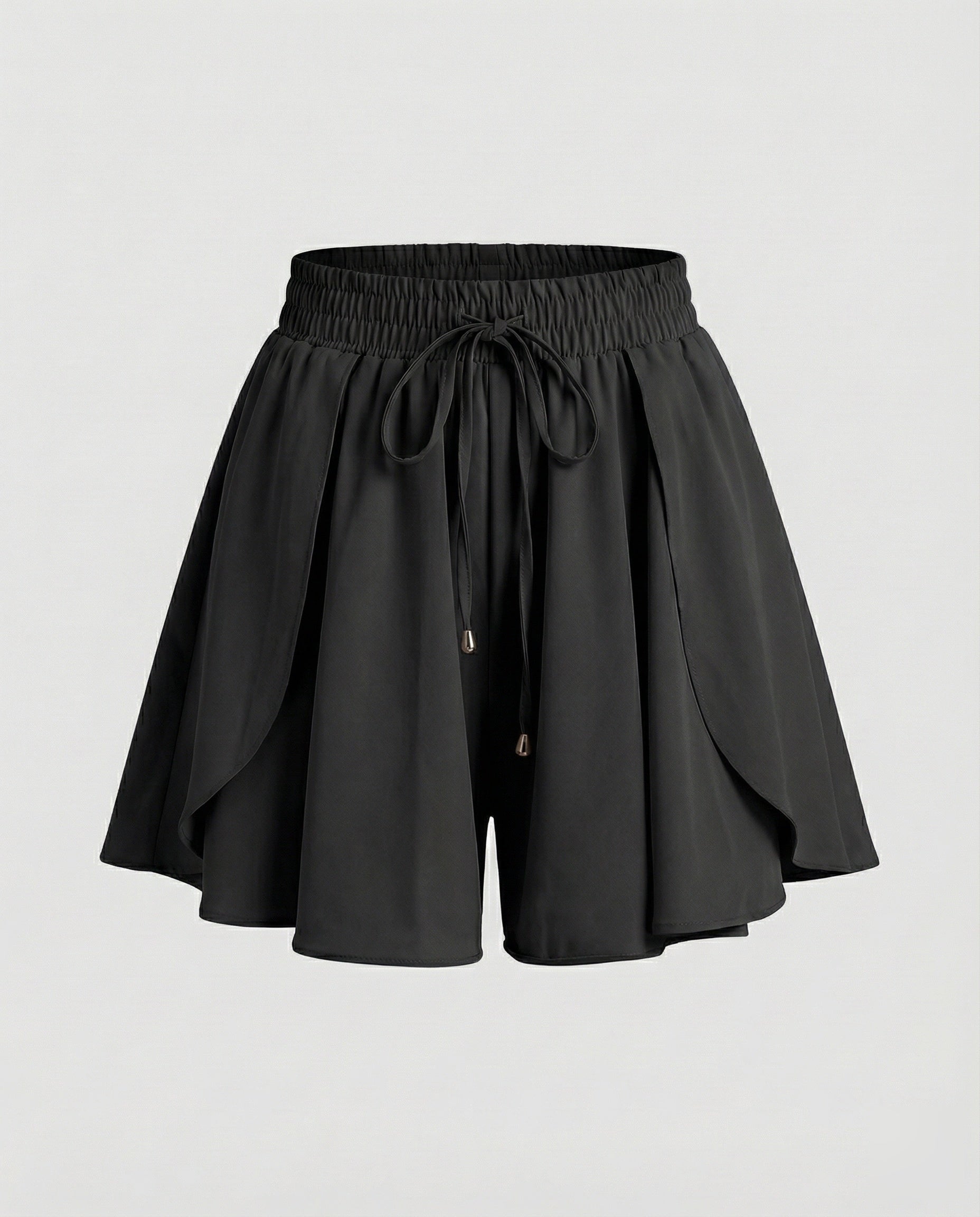 Women's Sporty Overlapping Tulip Wrap Blend Mini-Skirt