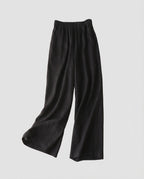 Women's Palazzo Pants Elastic Waist Flowing Fall Wide