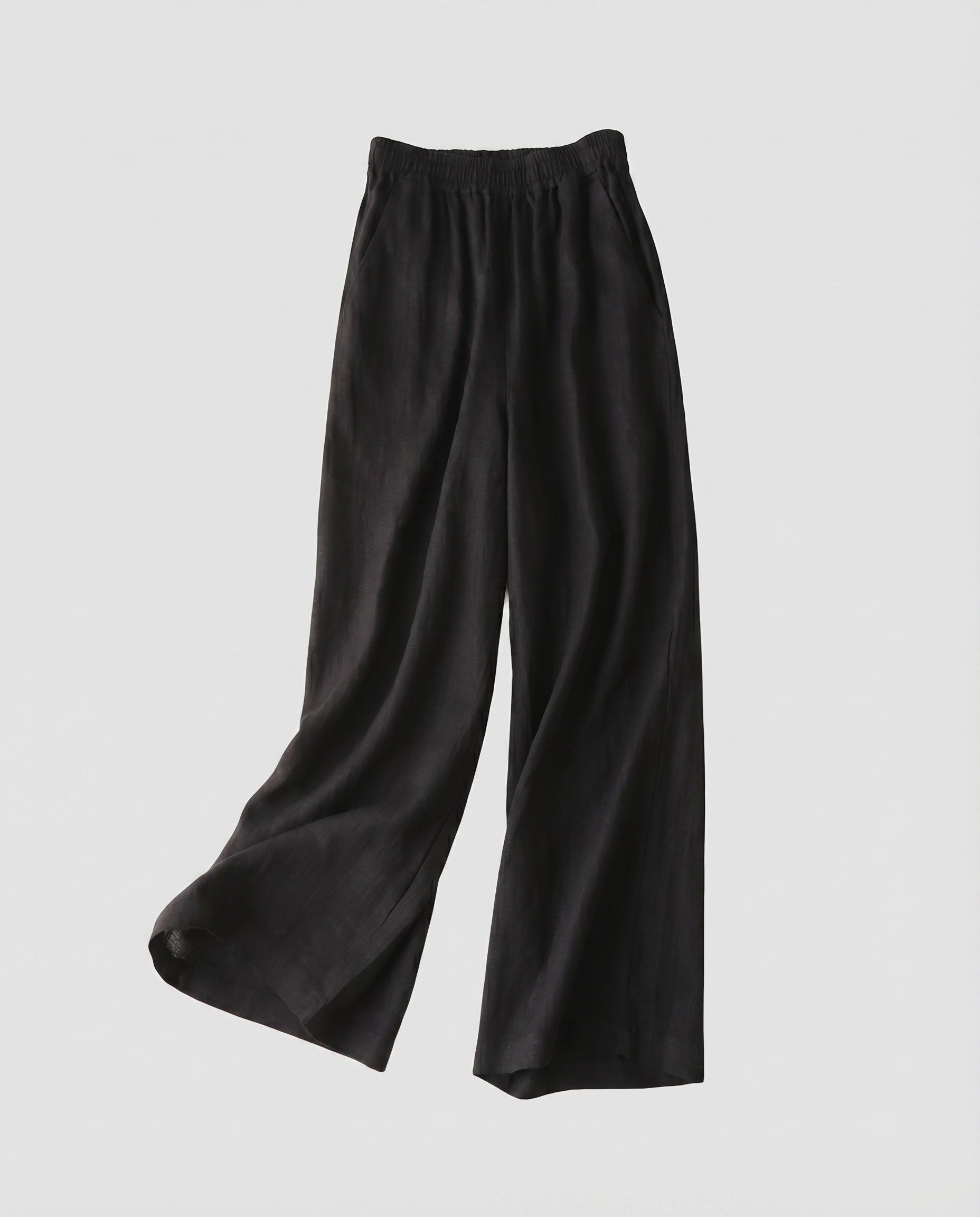 Women's Palazzo Pants Elastic Waist Flowing Fall Wide