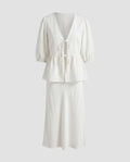 Women's Blouse-Tunic with Deep Back View