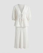 Women's Blouse-Tunic with Deep Back View