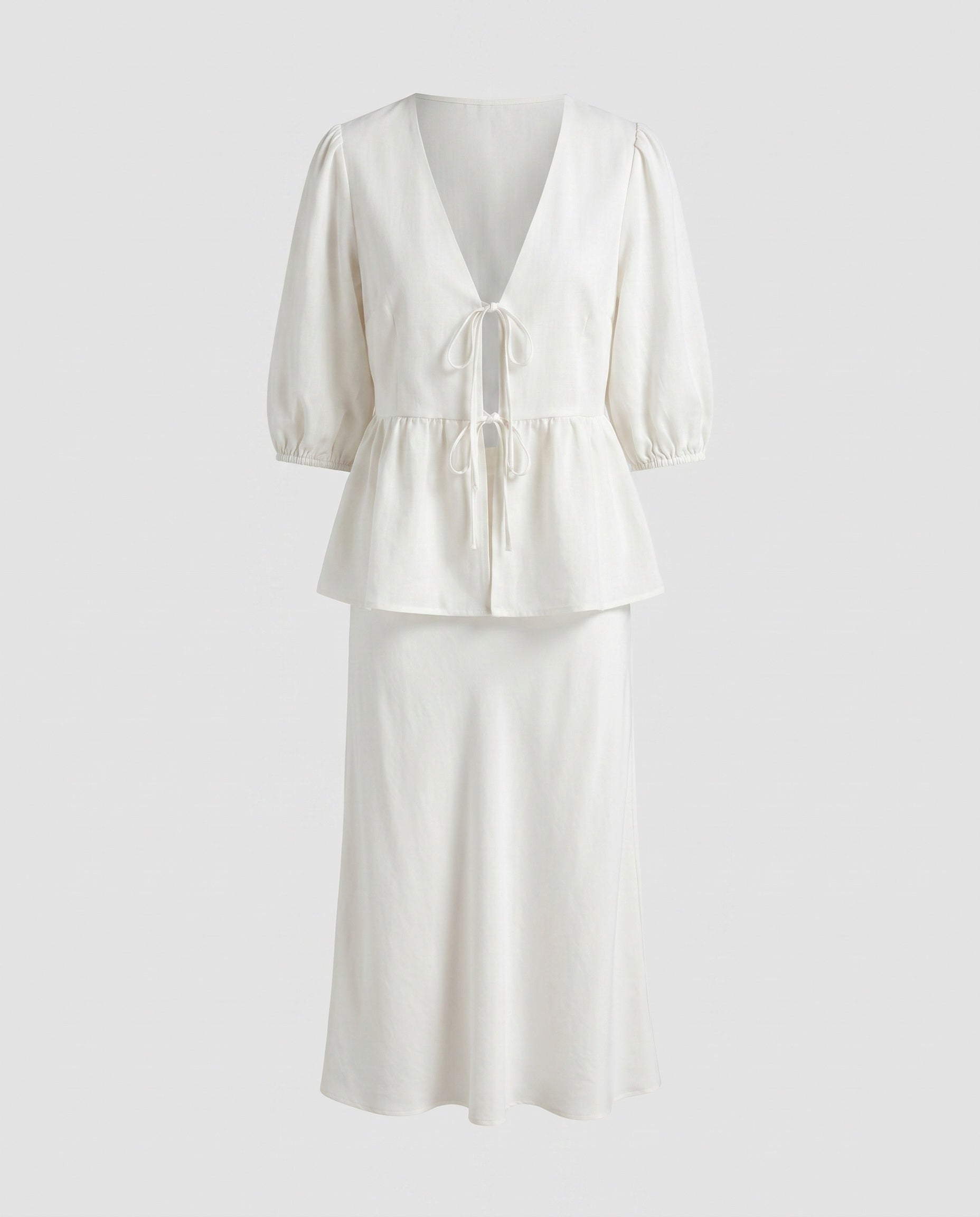 Women's Blouse-Tunic with Deep Back View