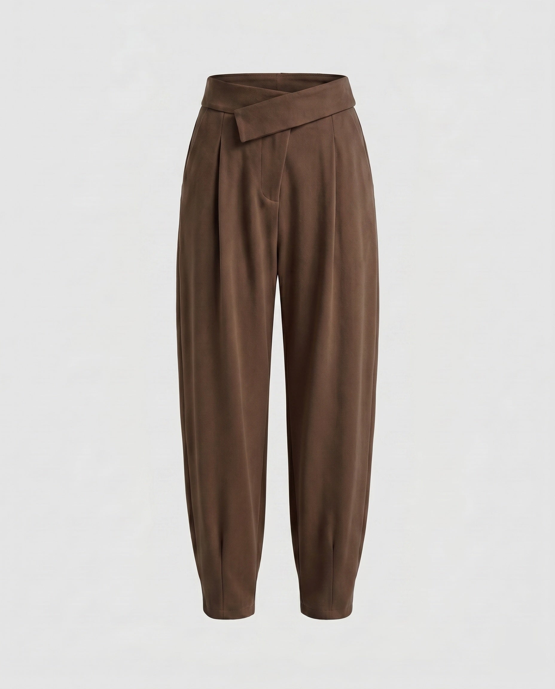 Women's Stylish Chino Pants with Elastic Waistband, Practical Pockets