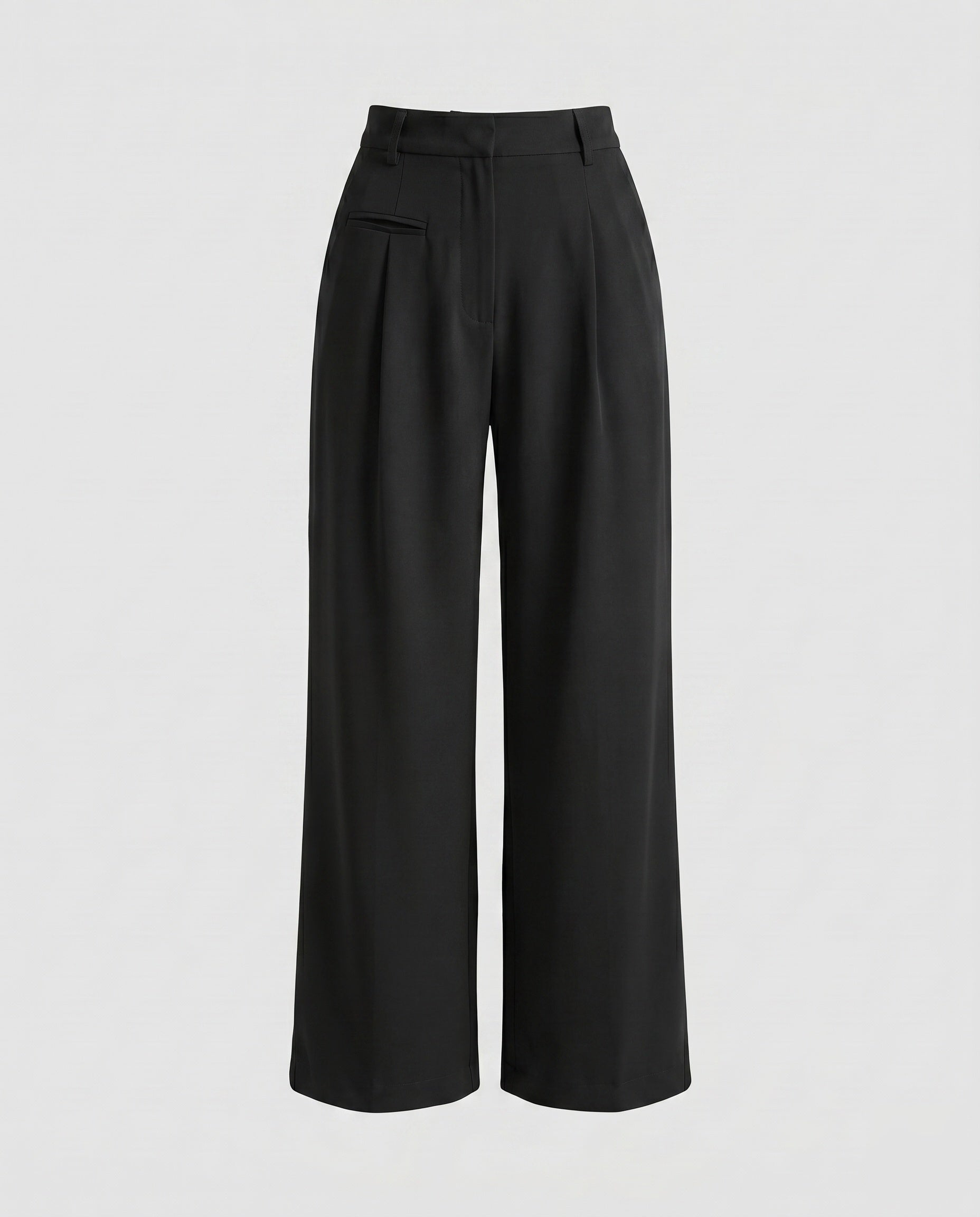 Women's High-Quality Chino Pants with High Waist and Belt