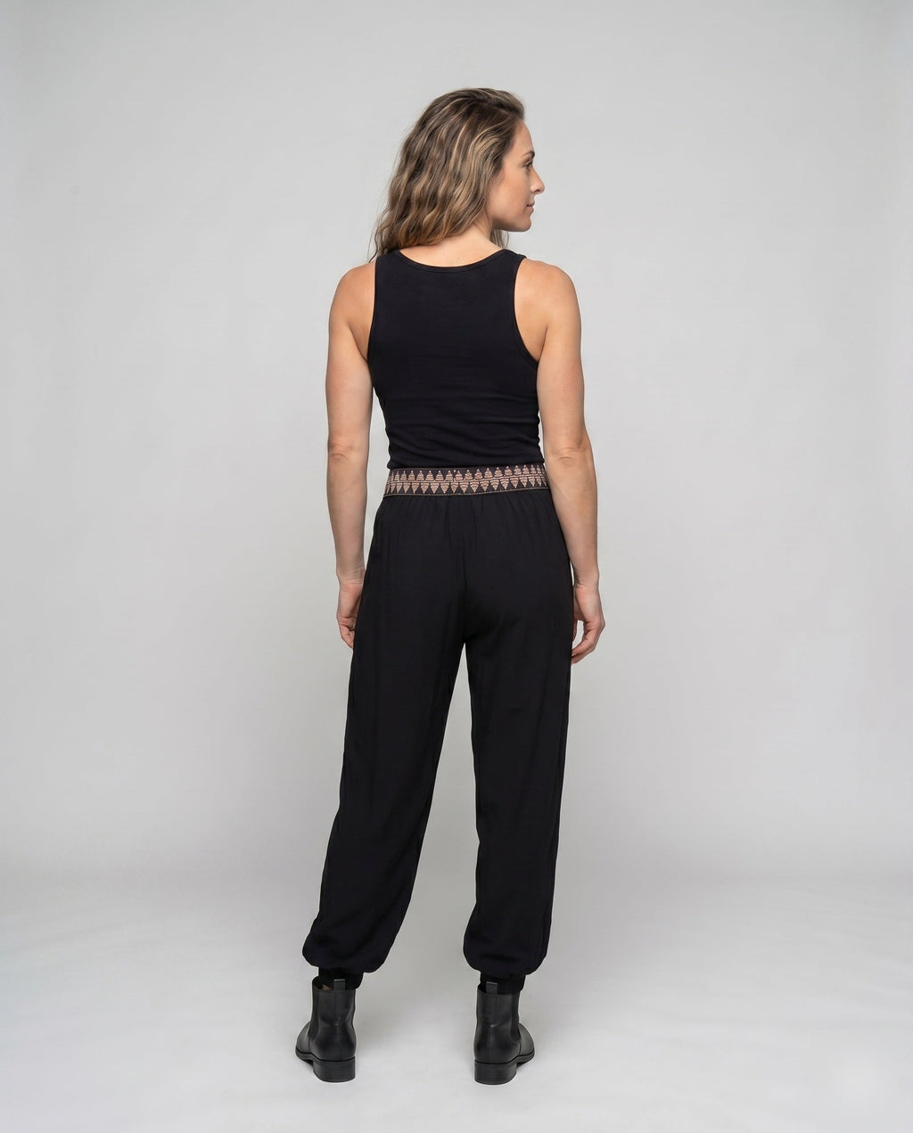 Women's Sporty Leisure Pants - Back View