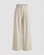 Women's Lightweight Striped Culotte Pants
