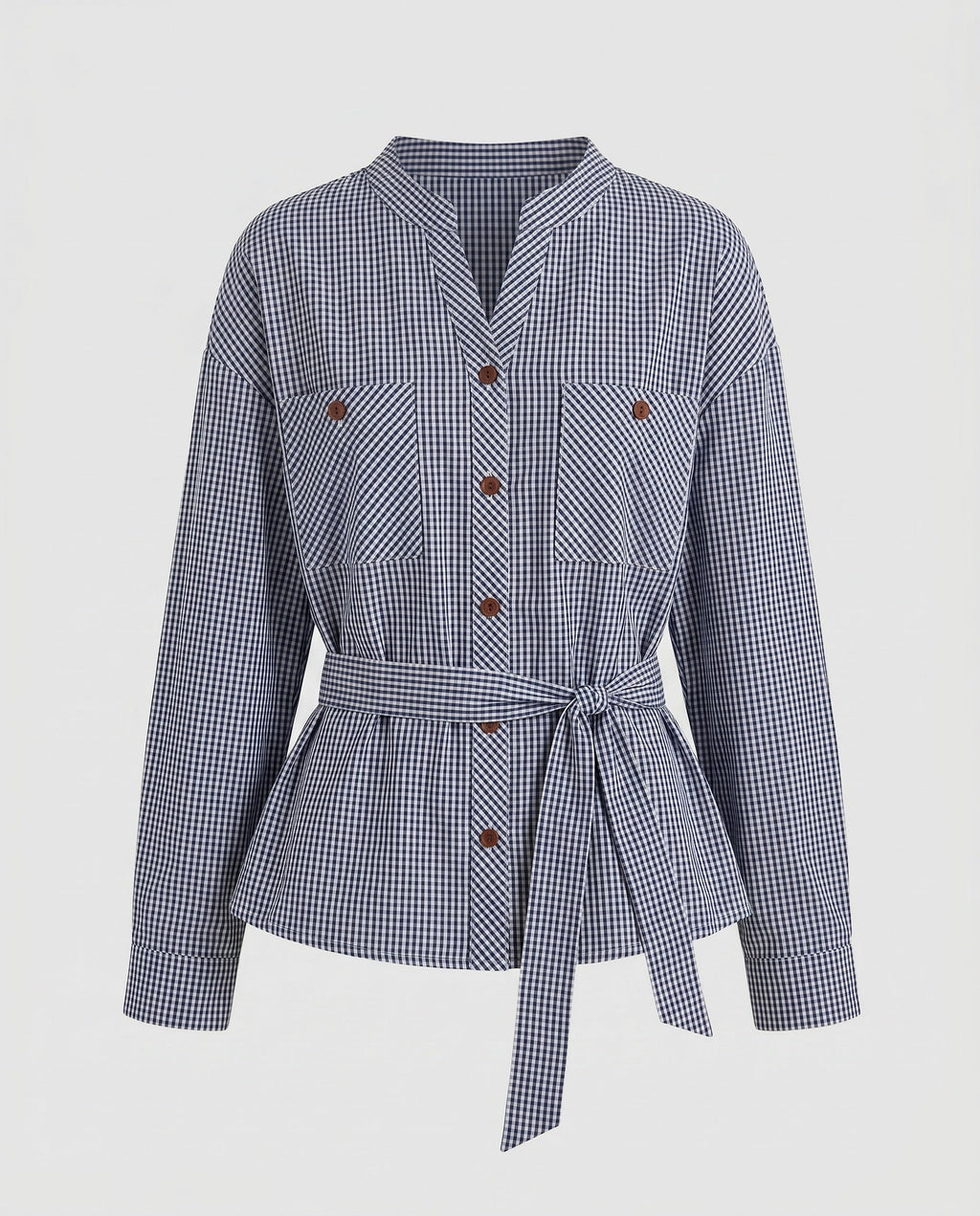 Women's Blazer Jacket with Exciting Striped Pattern, Practical Pockets