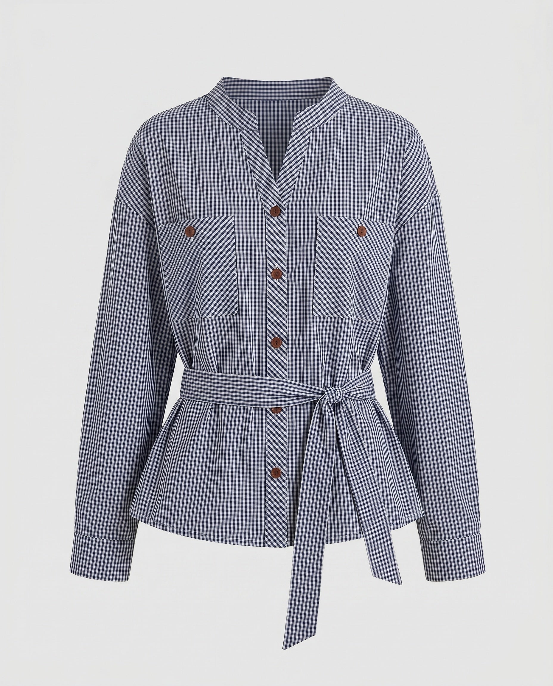 Women's Blazer Jacket with Exciting Striped Pattern, Practical Pockets