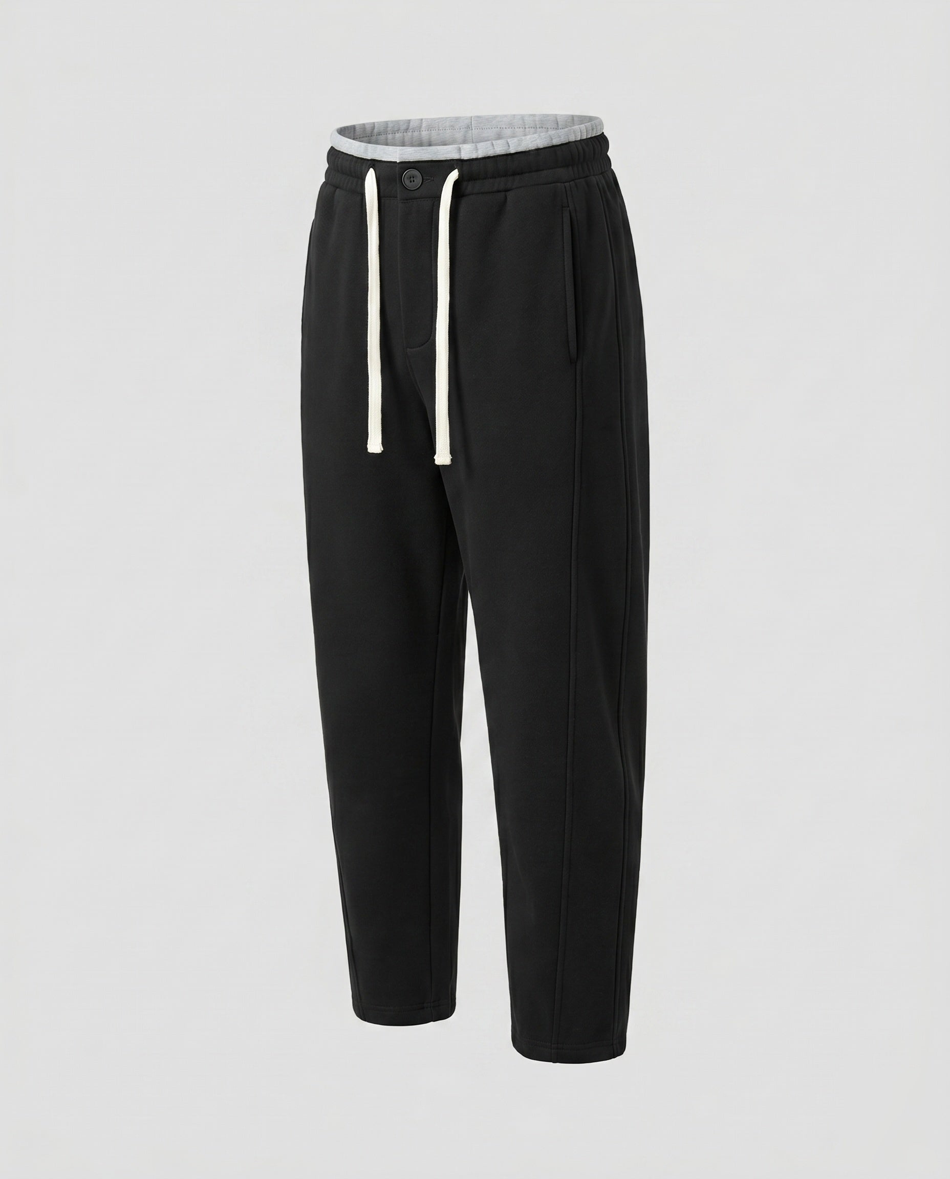 Women's Cuddle Pants with Brushed Inner Lining and Elastic Waistband