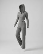 Women's Set Consisting of Long-Sleeve Top