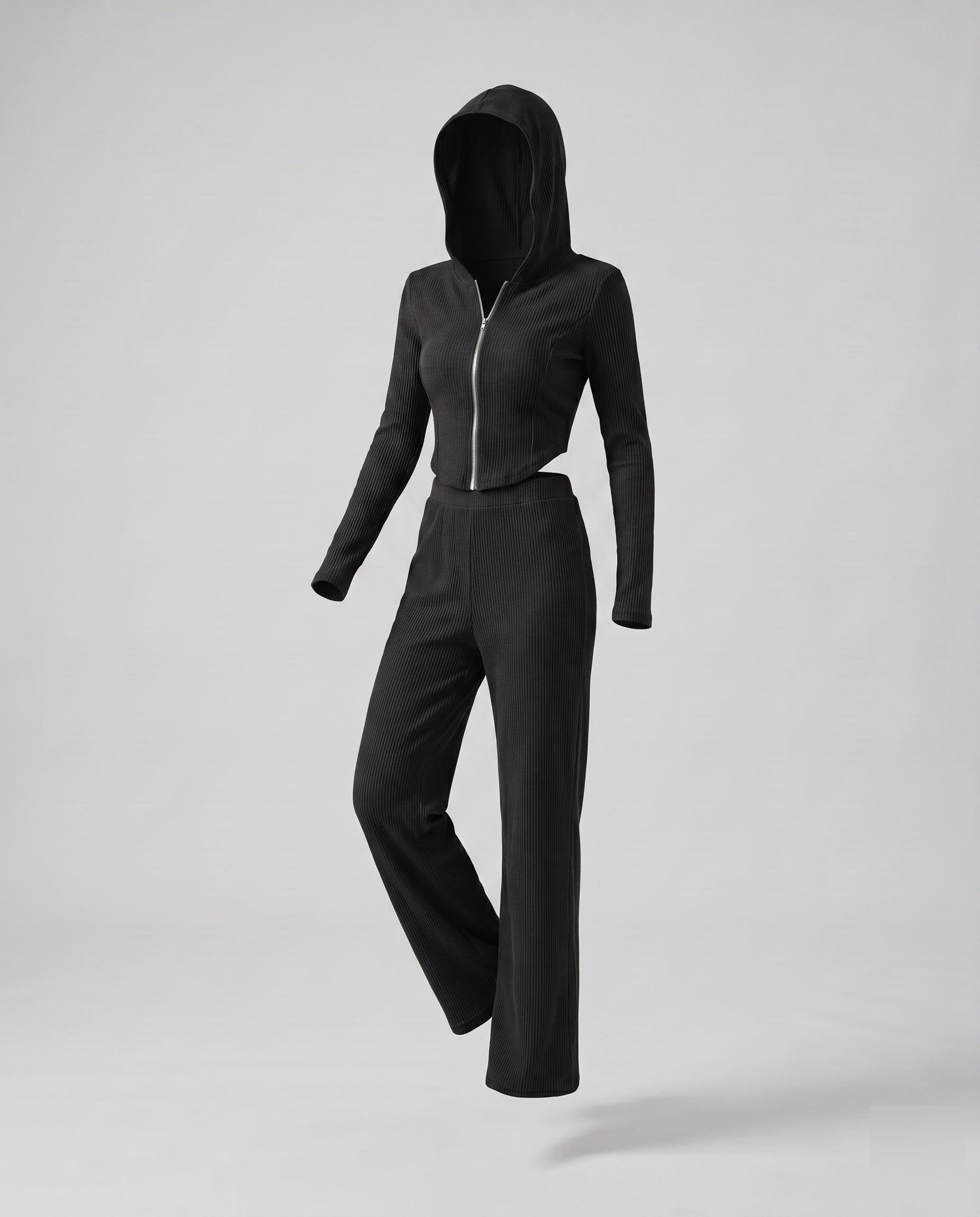 Women's Set Consisting of Long-Sleeve Top