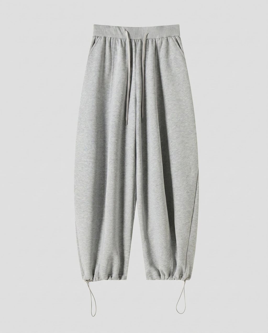 Women's Casual High-Waist Pants with Adjustable Waistband