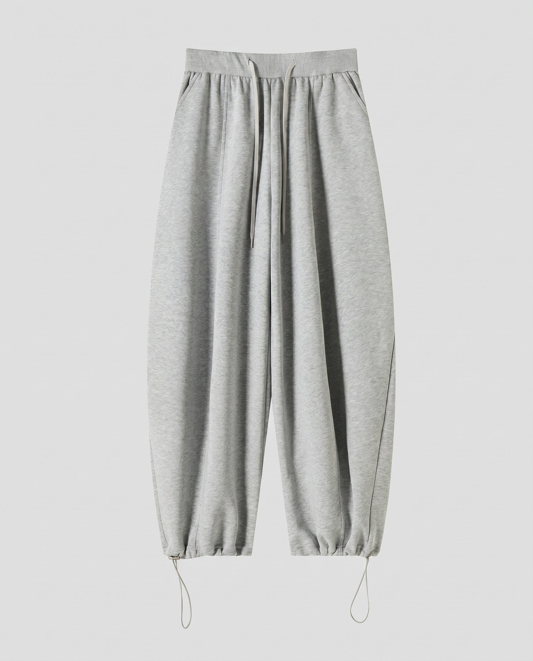 Women's Casual High-Waist Pants with Adjustable Waistband
