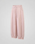 Women's Loose-Fitting Trousers with Elastic Waistband