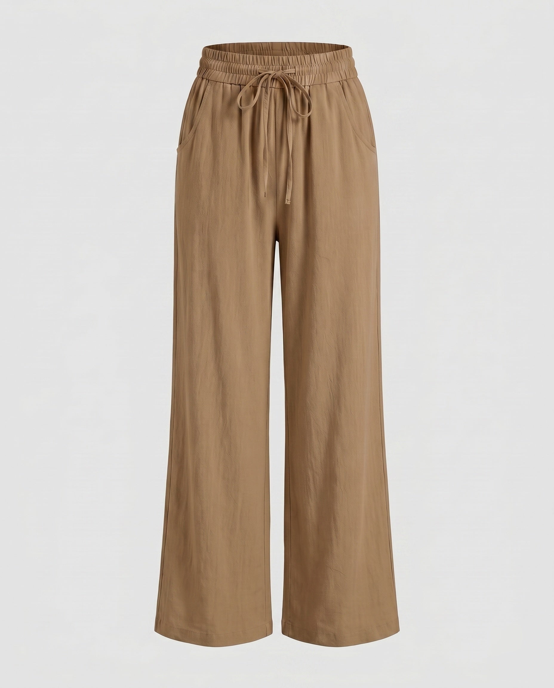 Women's Airy and Comfortable Summer Pants with Elastic Waistband