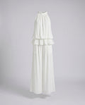 Women's Casual Two-Piece Set with Off-Shoulder Blouse and Wide Pants