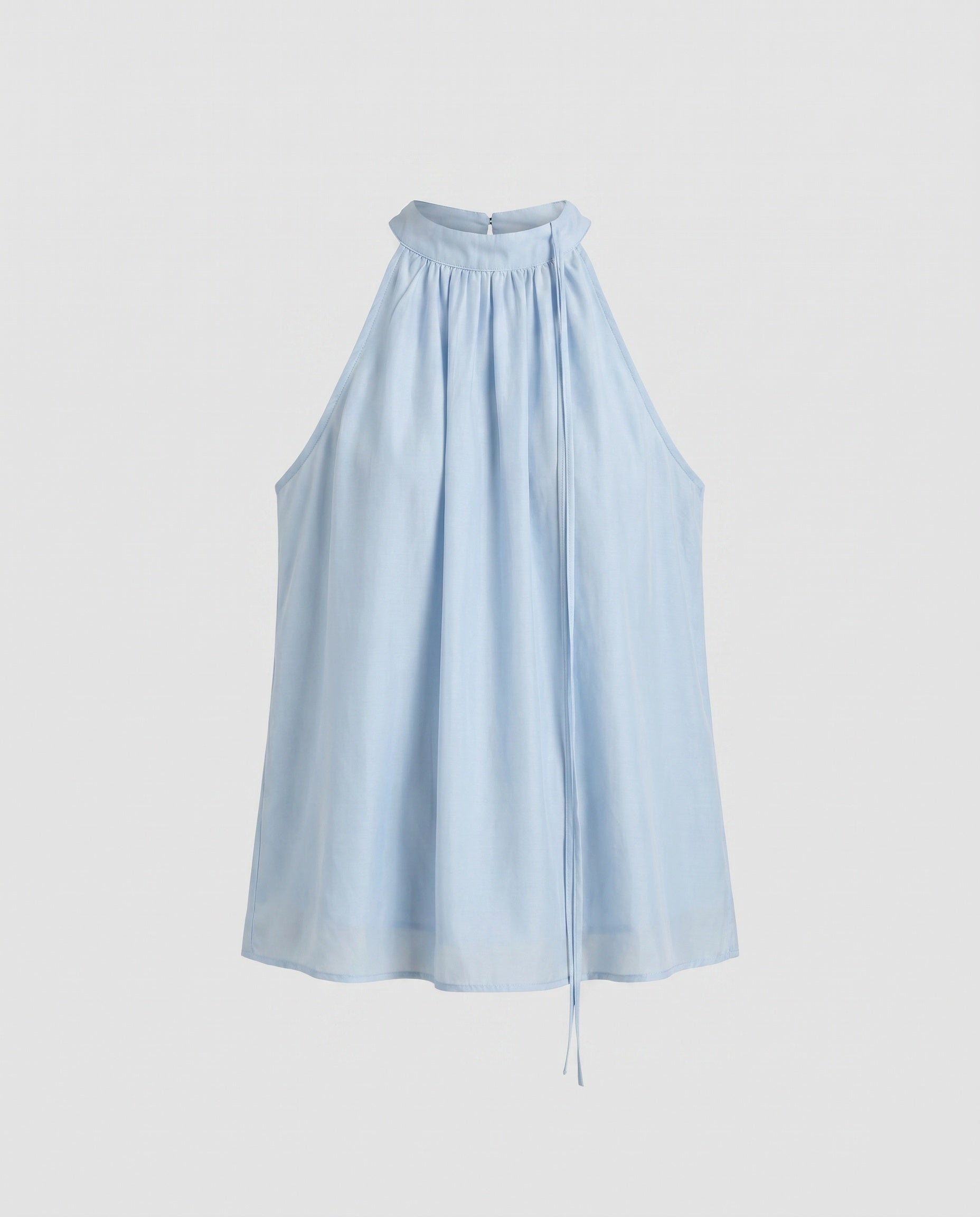 Women's Lightweight Blouse Shirt with Ruffle Details