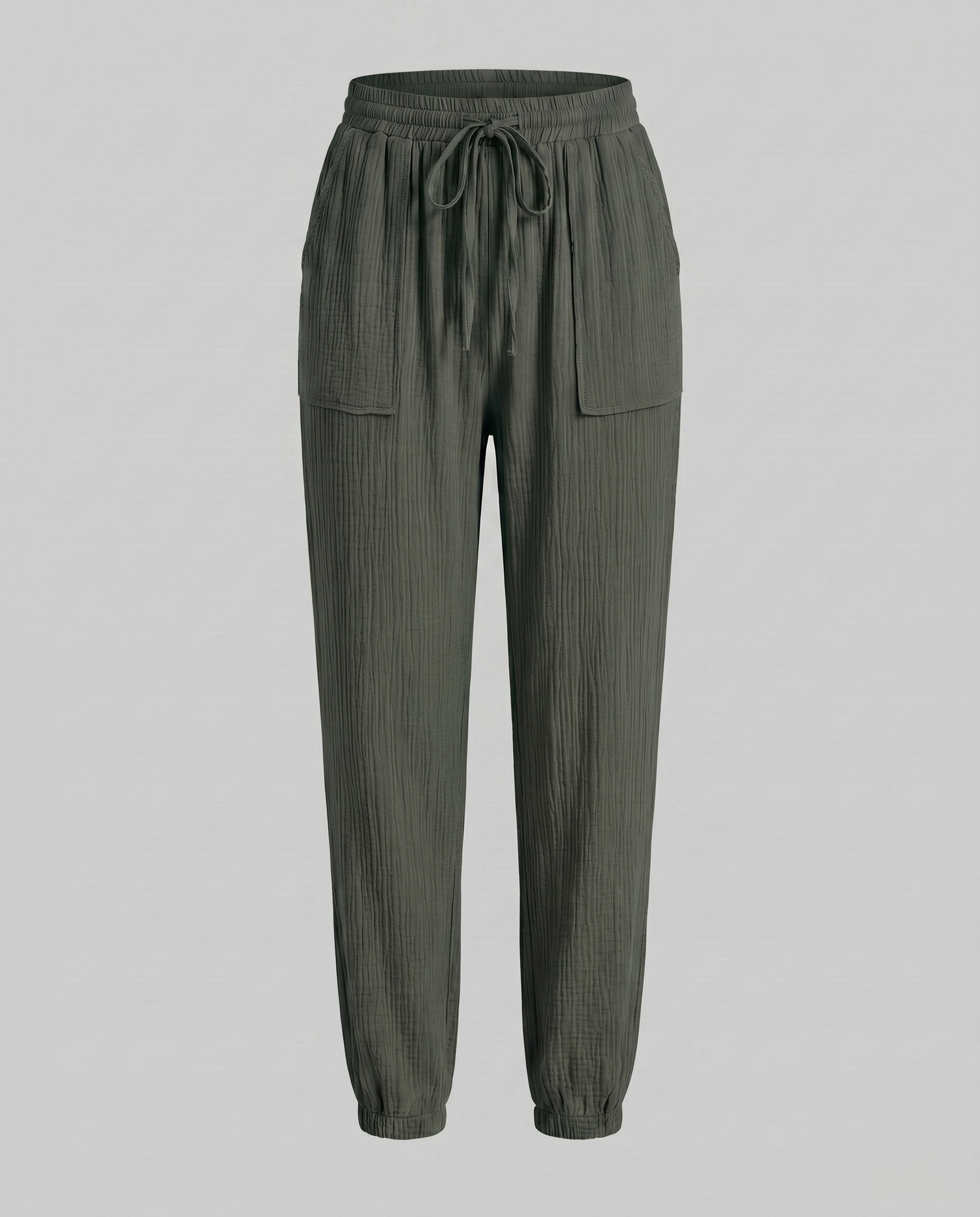 Women's Casual Leisure Pants with Practical Side Pockets