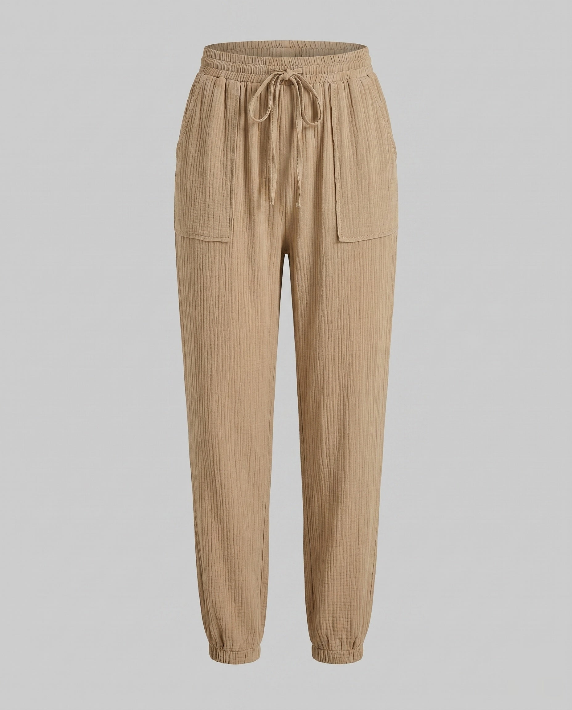Women's Casual Leisure Pants with Practical Side Pockets