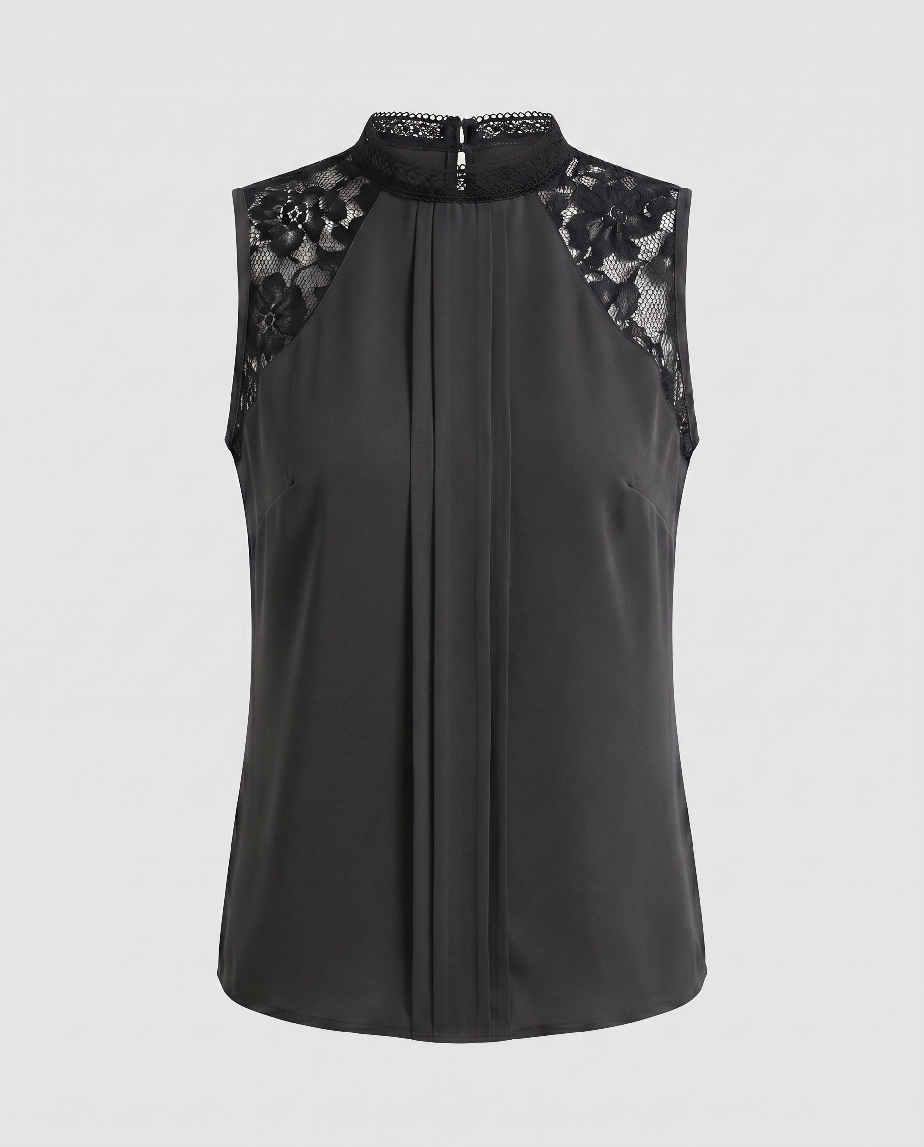 Women's Top with Elegant Lace Sleeves and Timeless Cut