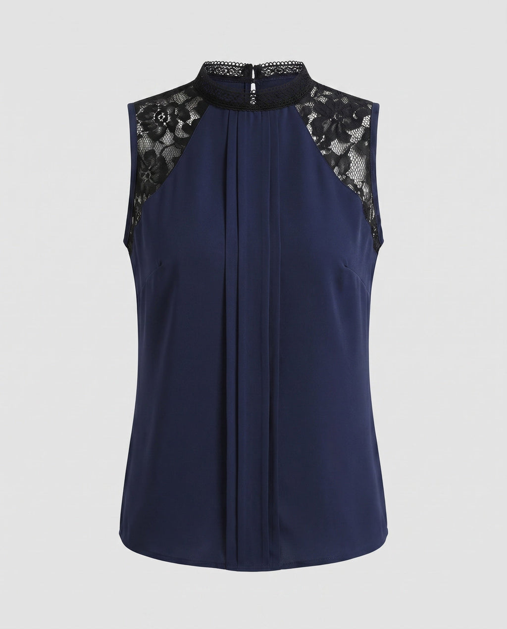 Women's Top with Elegant Lace Sleeves and Timeless Cut