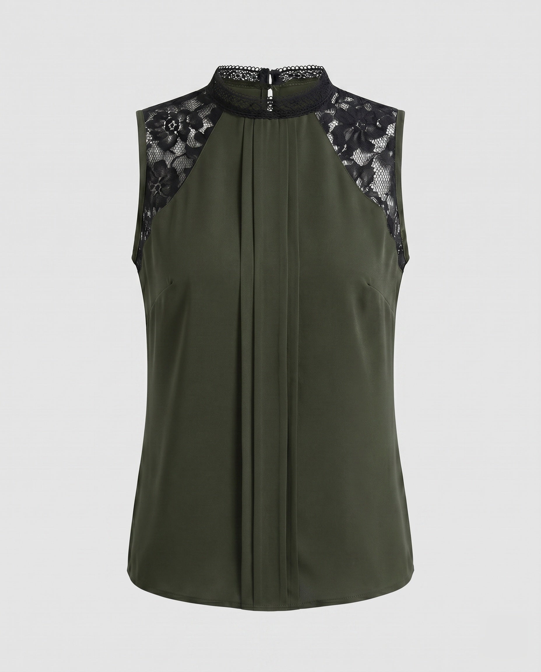Women's Top with Elegant Lace Sleeves and Timeless Cut
