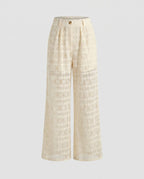 Women's Wide-Cut Palazzo Pants made of Lace