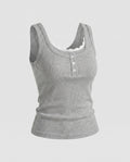 Women's Sleeveless Top with Delicate Lace Trim From