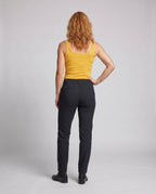 Women's Blouse Shirt with Floral Pattern and Delicate Straps - Back View