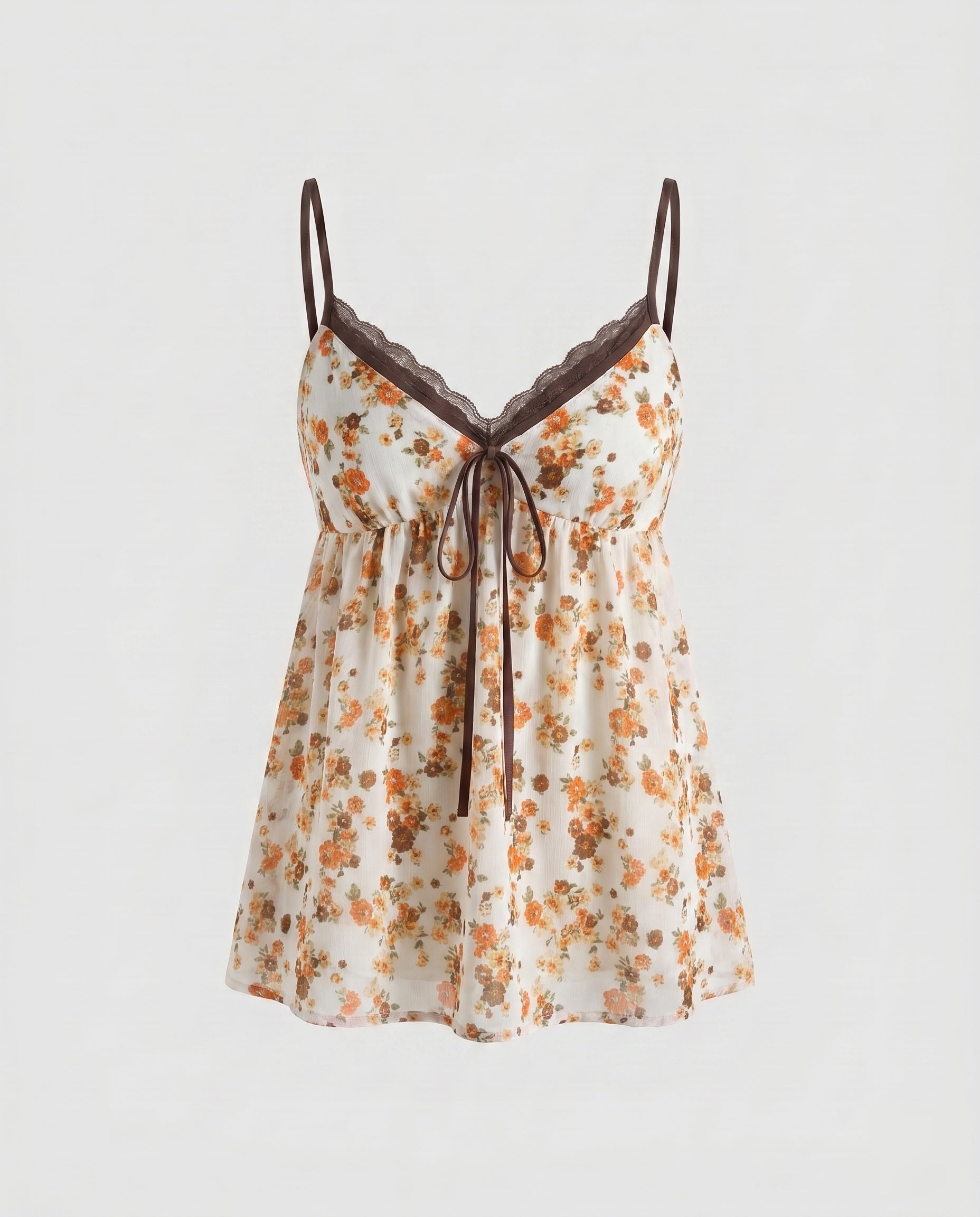 Women's Blouse Top with Playful Floral Pattern