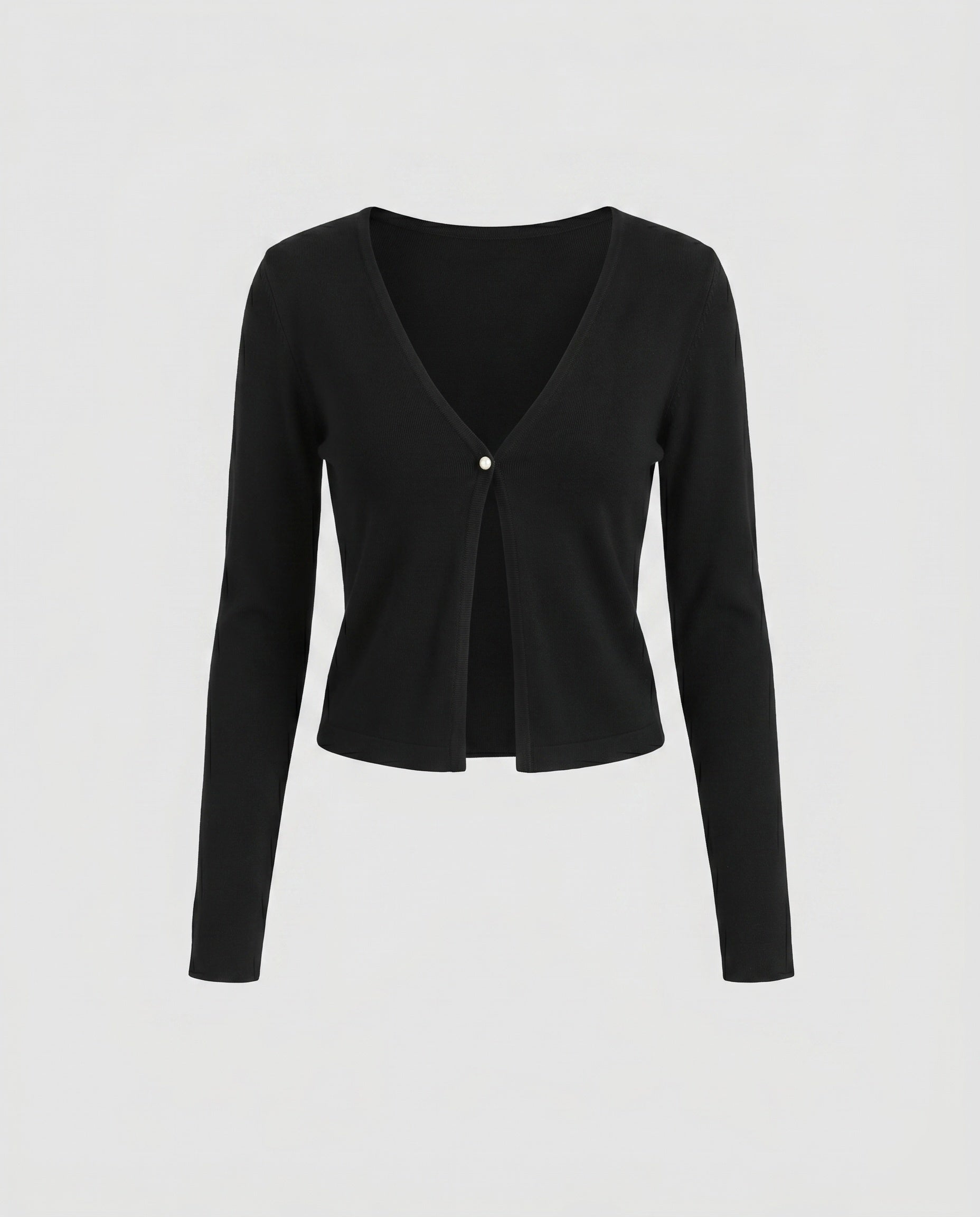 Women's Elegant Cardigan Top with Decorative Ruffles and Fine Lace