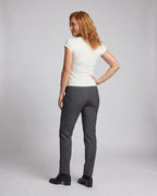 Women's Top with Lace Details and Elegant V-Neck - Back View