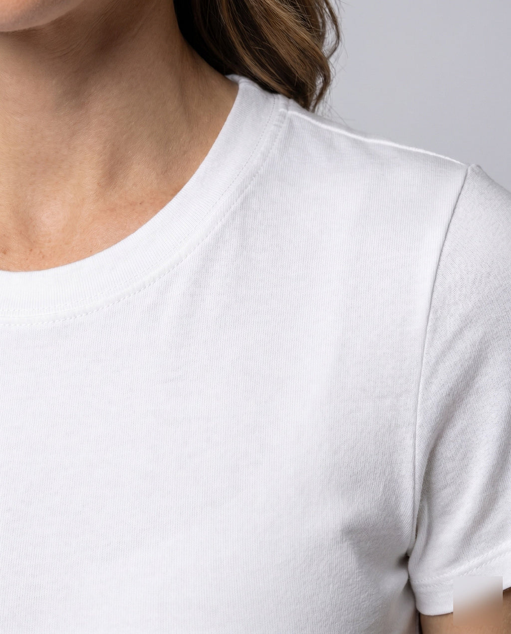 Women's Top with Playful Ruffle and Elegant Lace Trim - Close-Up Detail