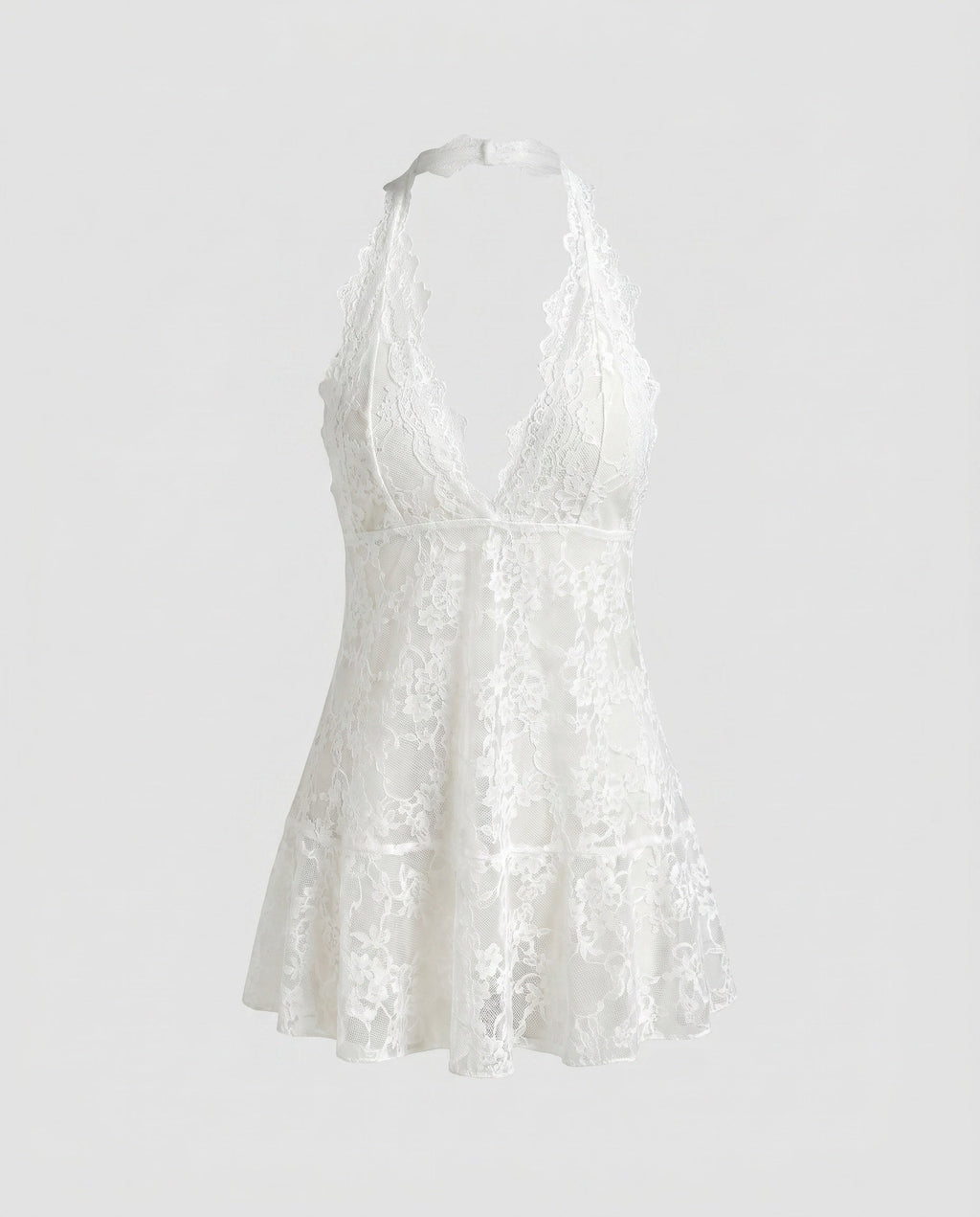 Women's Lace Dress with Seductive Cut