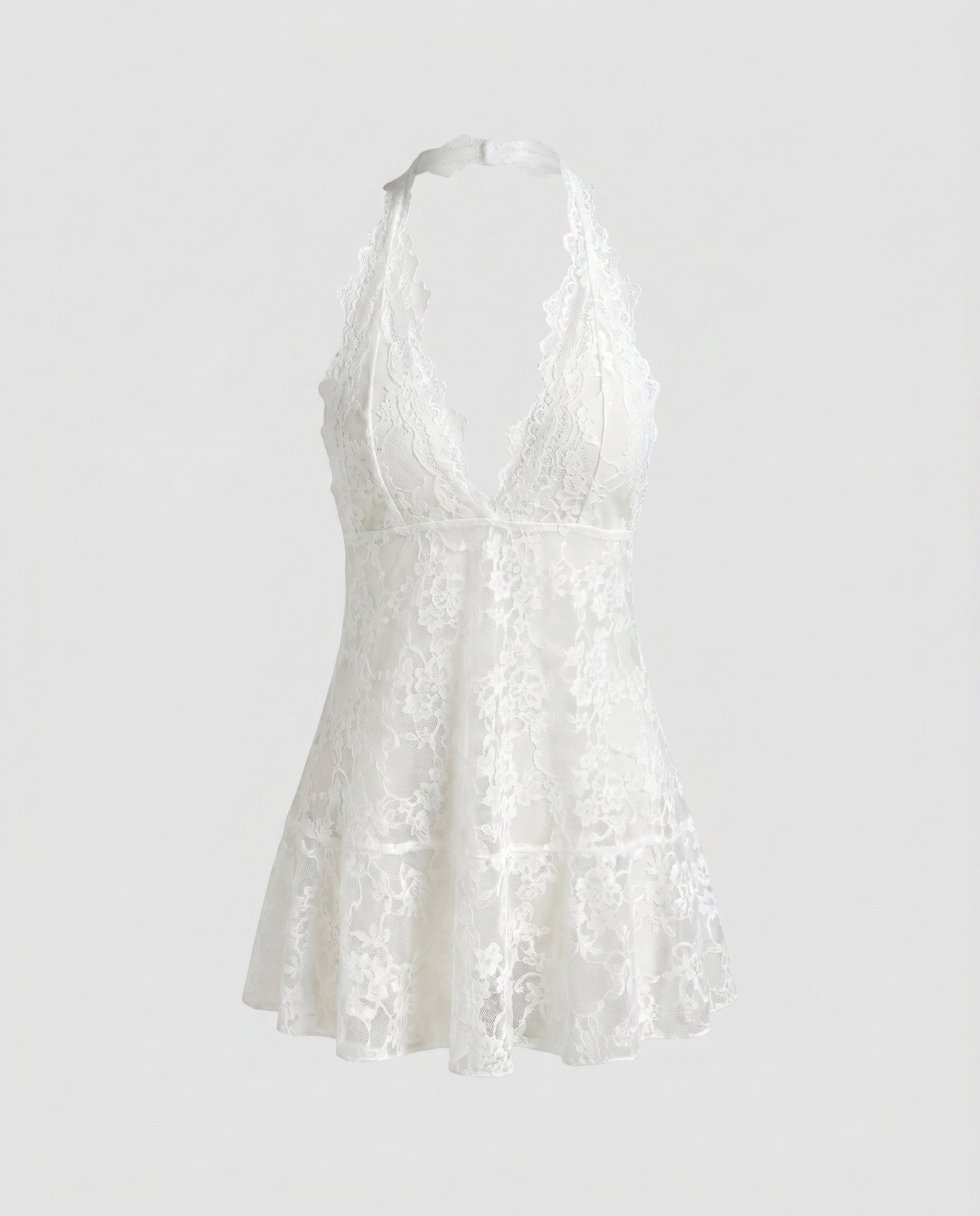 Women's Lace Dress with Seductive Cut