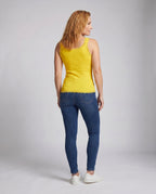 Women's Tops with Lace Details and Playful Knot - Back View