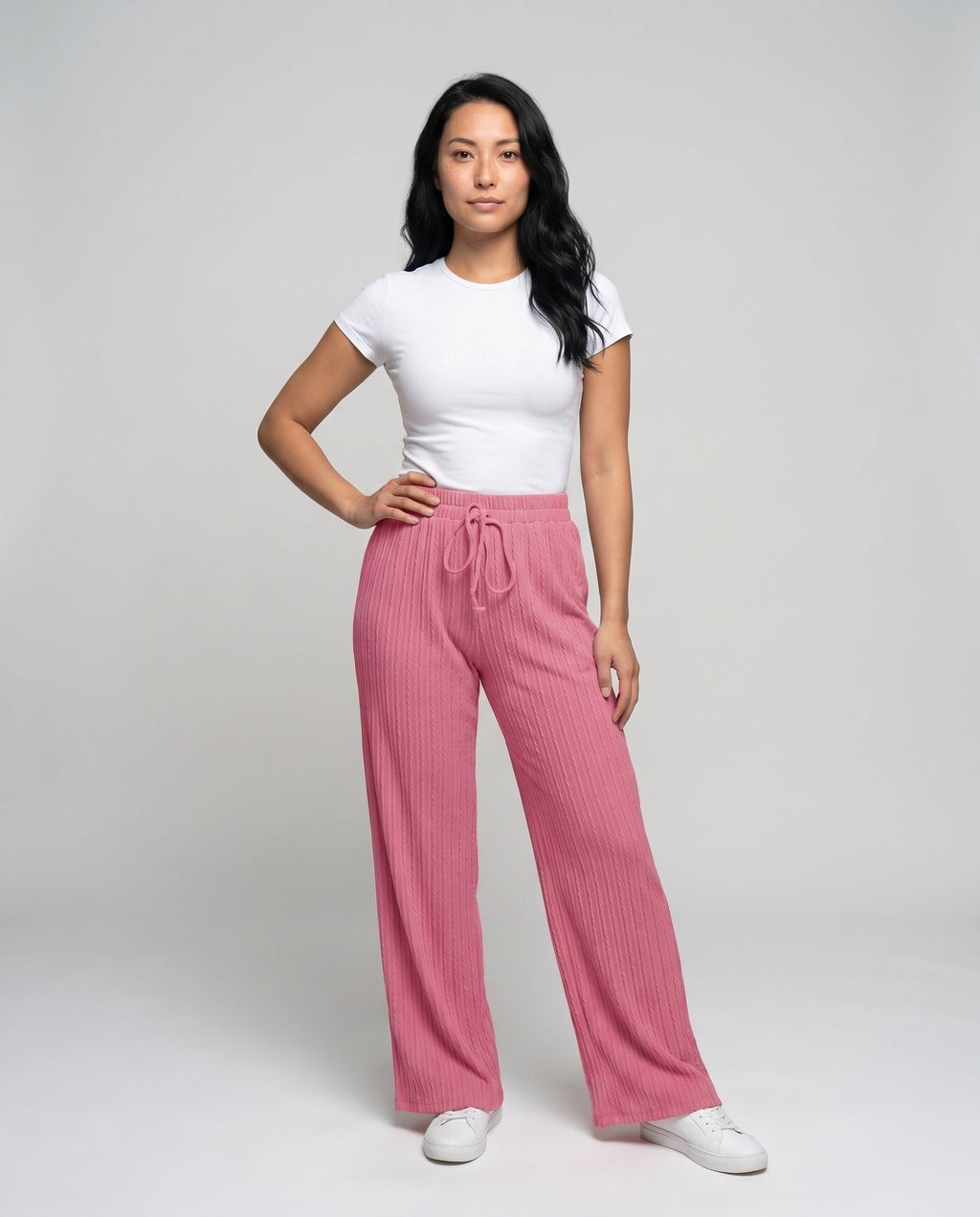 Women's High Quality and Comfortable Palazzo Pants - Front View