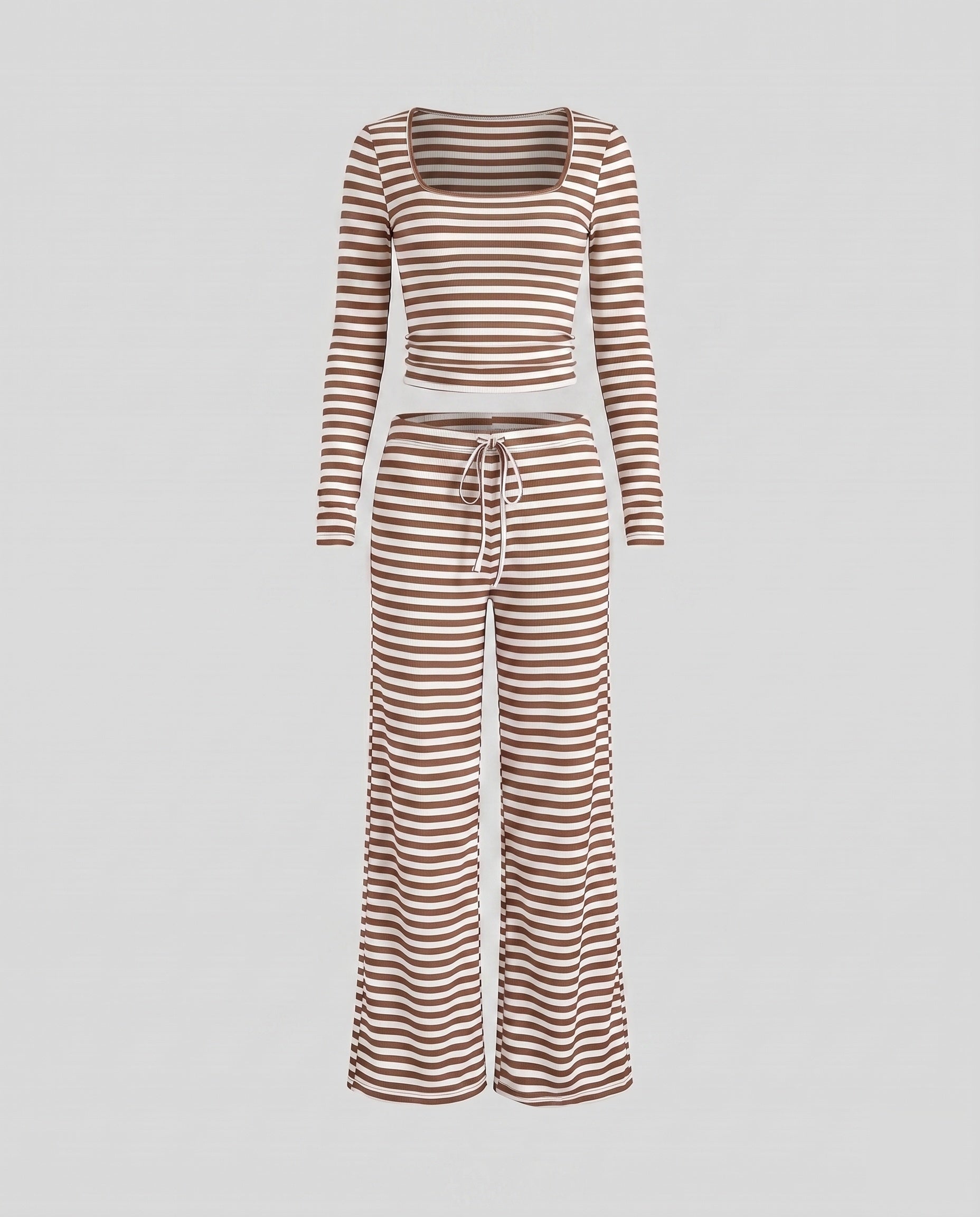 Women's Casual and Comfortable Knitted Suit with a Loose Fit