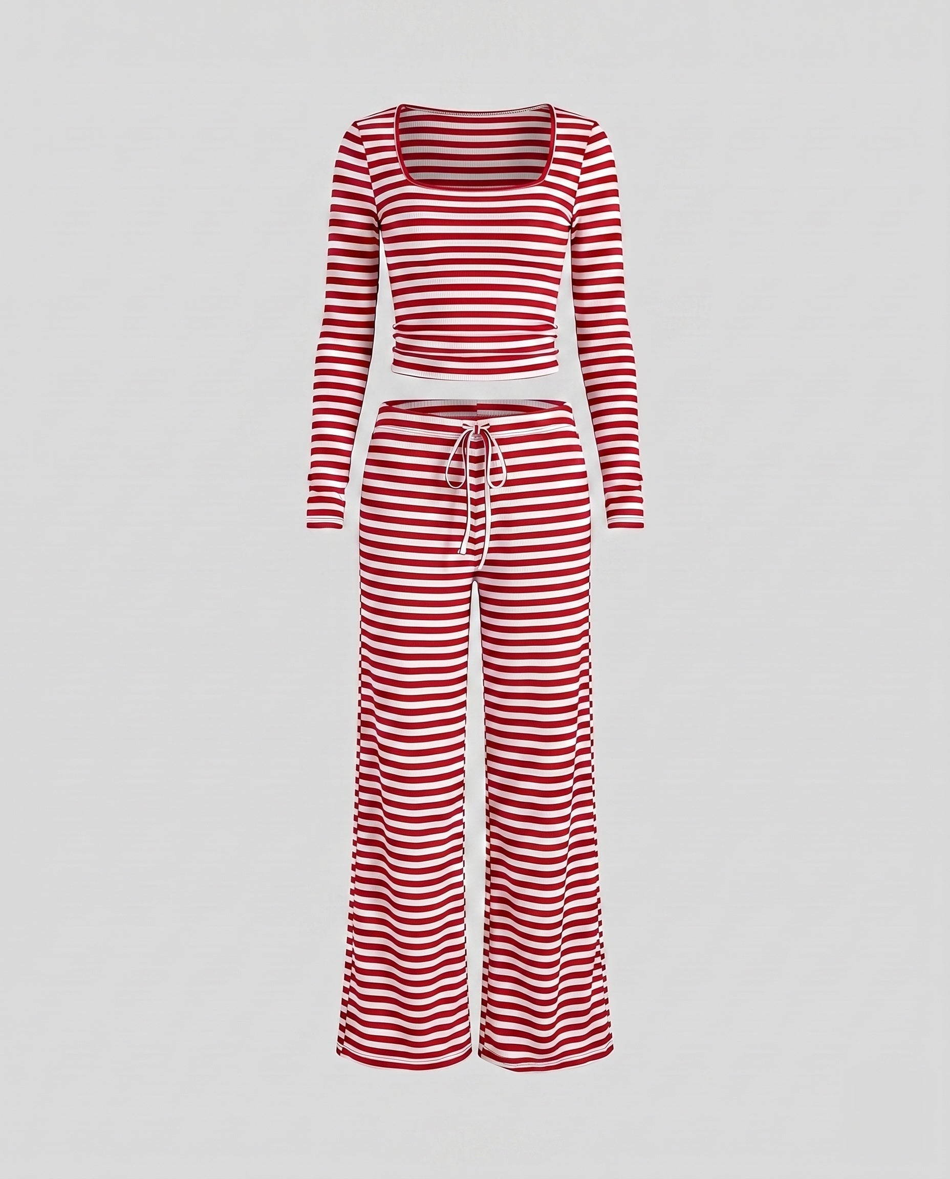 Women's Casual and Comfortable Knitted Suit with a Loose Fit